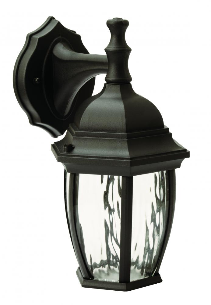 Clark - Outdoor Light Fixture - Black Finish - Clear Glass Shade