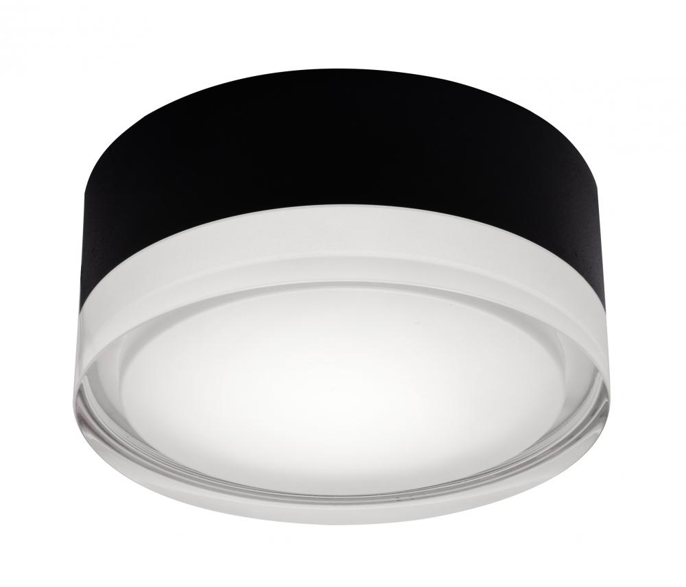 Emma 06&#39;&#39; LED Flush Mount,120V,15W,5 CCT,BK