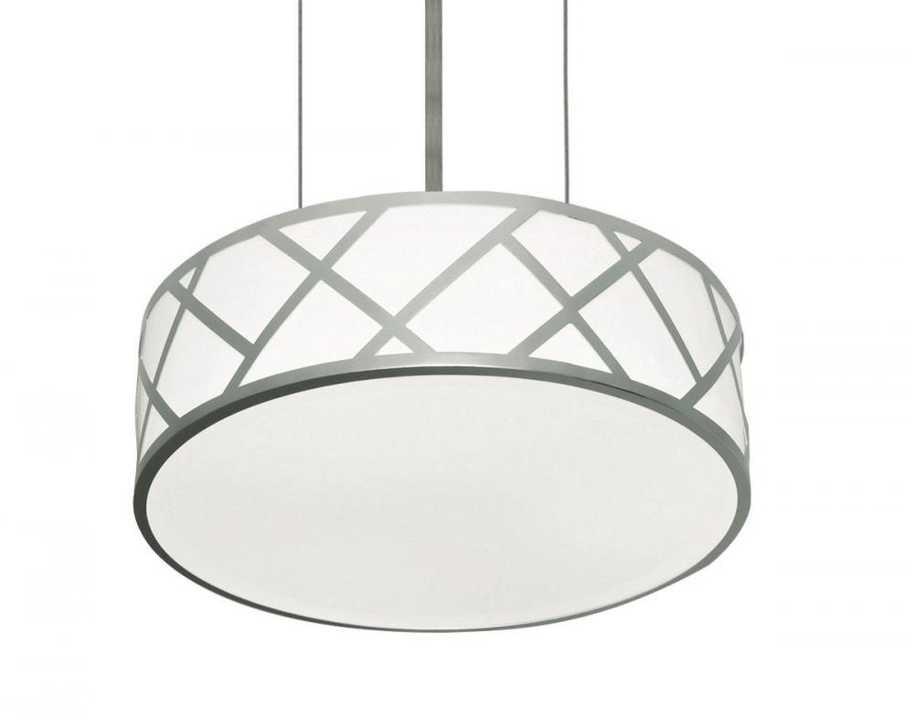 Haven 17&#39;&#39; LED Pendant - 30W 120-277V - Satin Nickel