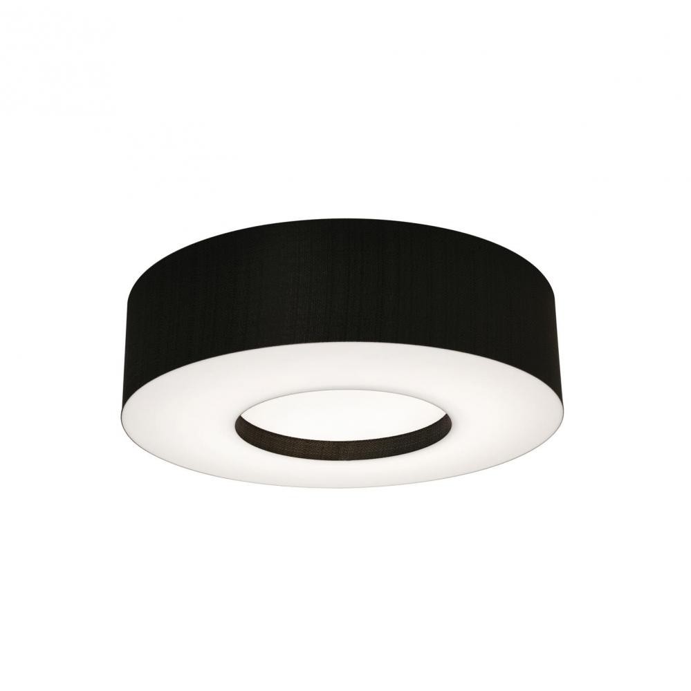 Montclair 19&#39;&#39; Med Base Flush Mount - BK w/ BK