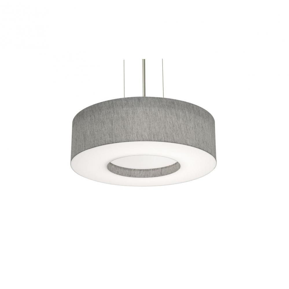 Montclair 15&#39;&#39; Med Base Pendant - BK w/ GY