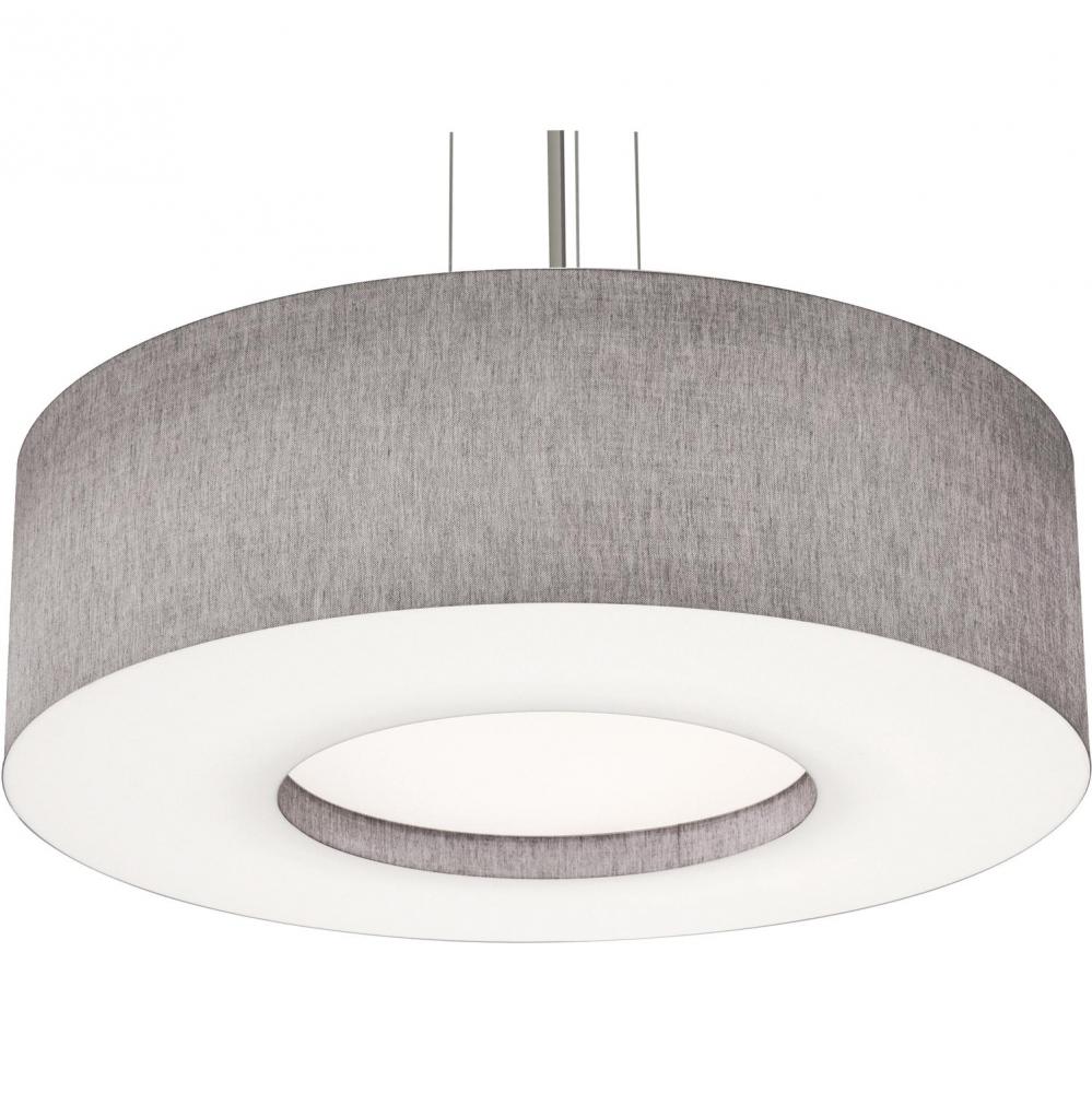 Montclair 30&#39;&#39; Med Base Pendant,BK w/ GY