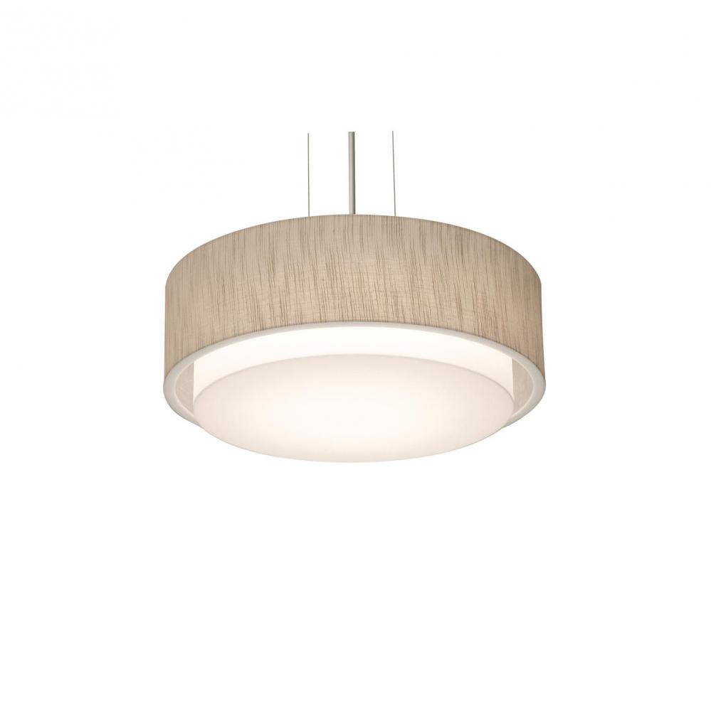 Sanibel 16&#39;&#39; LED Pendant - BK and JT