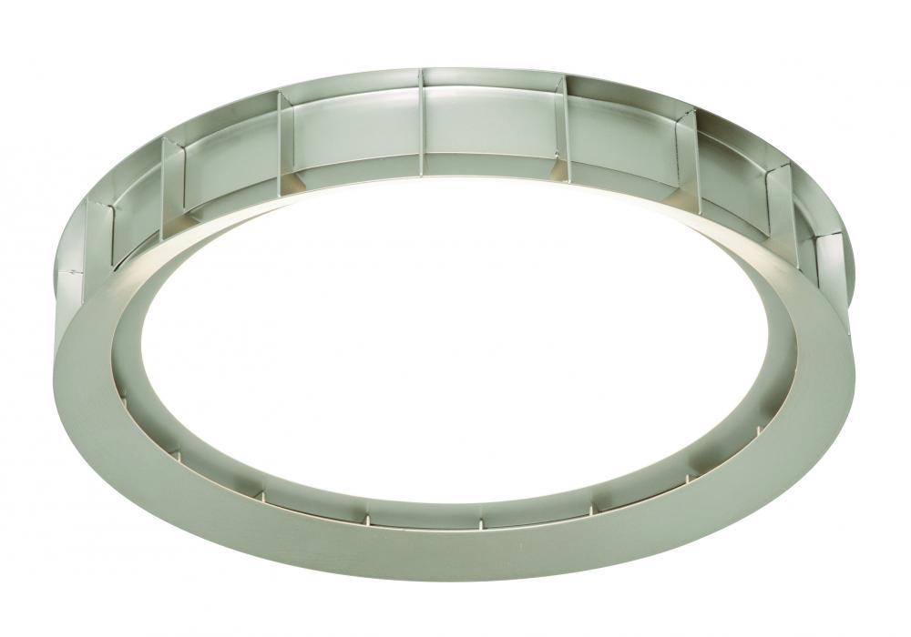 Tatum LED Flushmount - 17&#39;&#39;- Satin Nickel