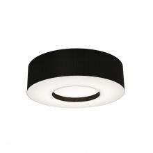 AFX Lighting, Inc. MCF1932MB-BK - Montclair 19'' Med Base Flush Mount - BK w/ BK