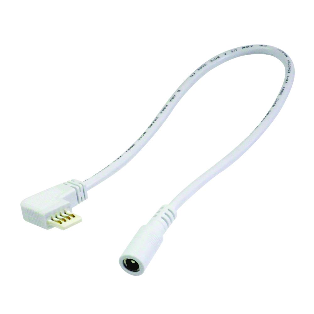 12&#34;  Side Power Line Cable for Lightbar Silk, Right, White