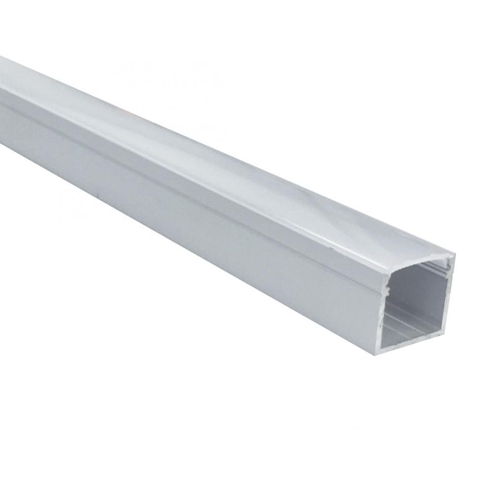 4-ft Deep Channel, Aluminum (Plastic Diffuser and End Caps Included)