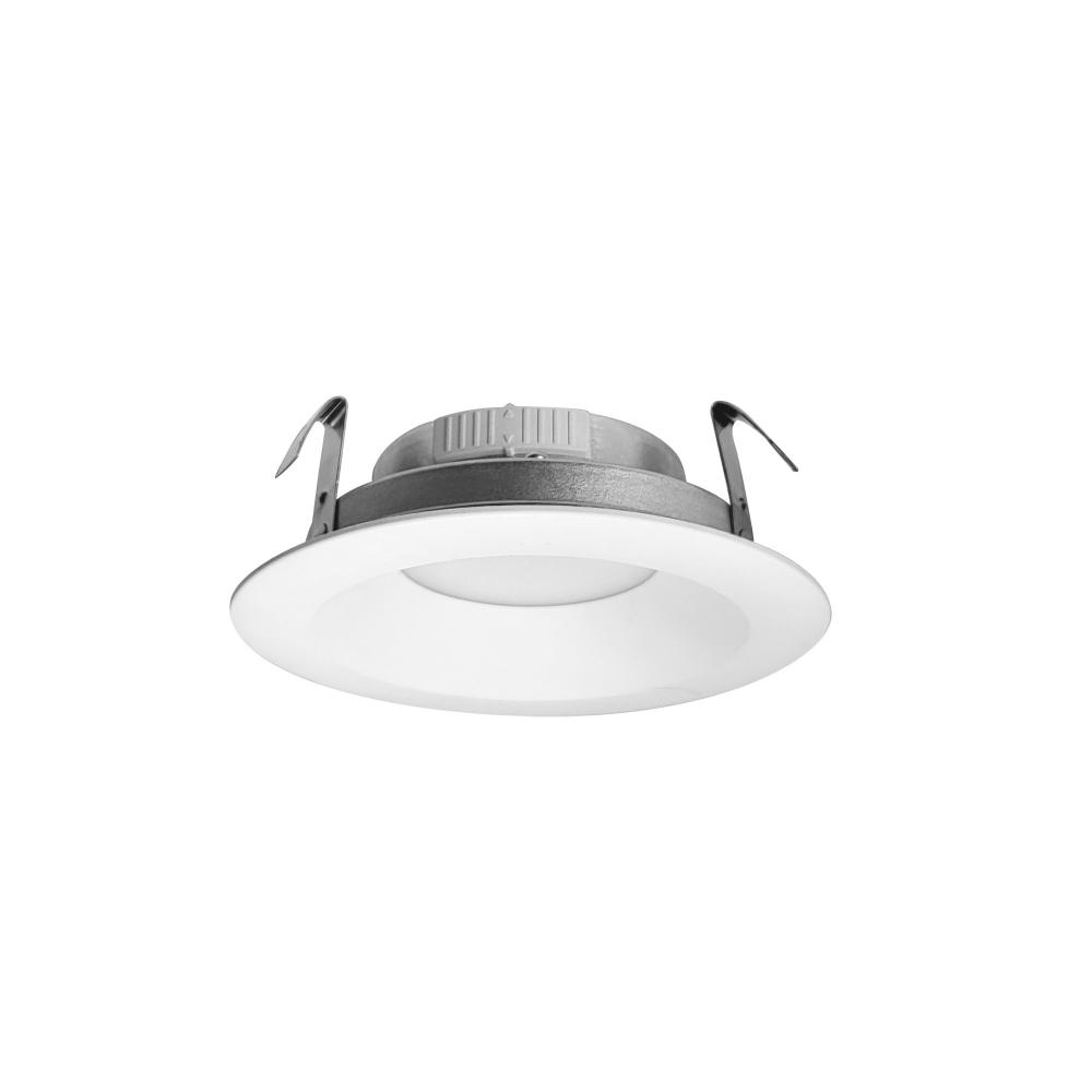 4&#34; Contractor Series LED Retrofit Reflector with Selectable CCT, Matte Powder White (12-Pack)