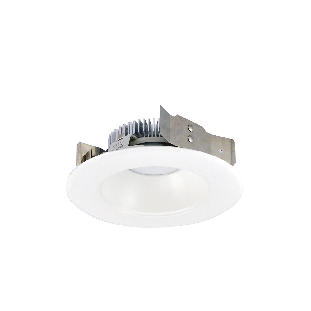 4&#34; Cobalt Shallow High Lumen LED Trim, Round Reflector, 850lm, 2700K, Matte Powder White