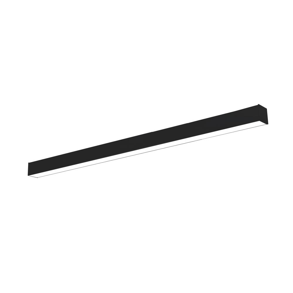 8&#39; L-Line LED Direct Linear w/ Selectable Wattage & CCT, Black Finish