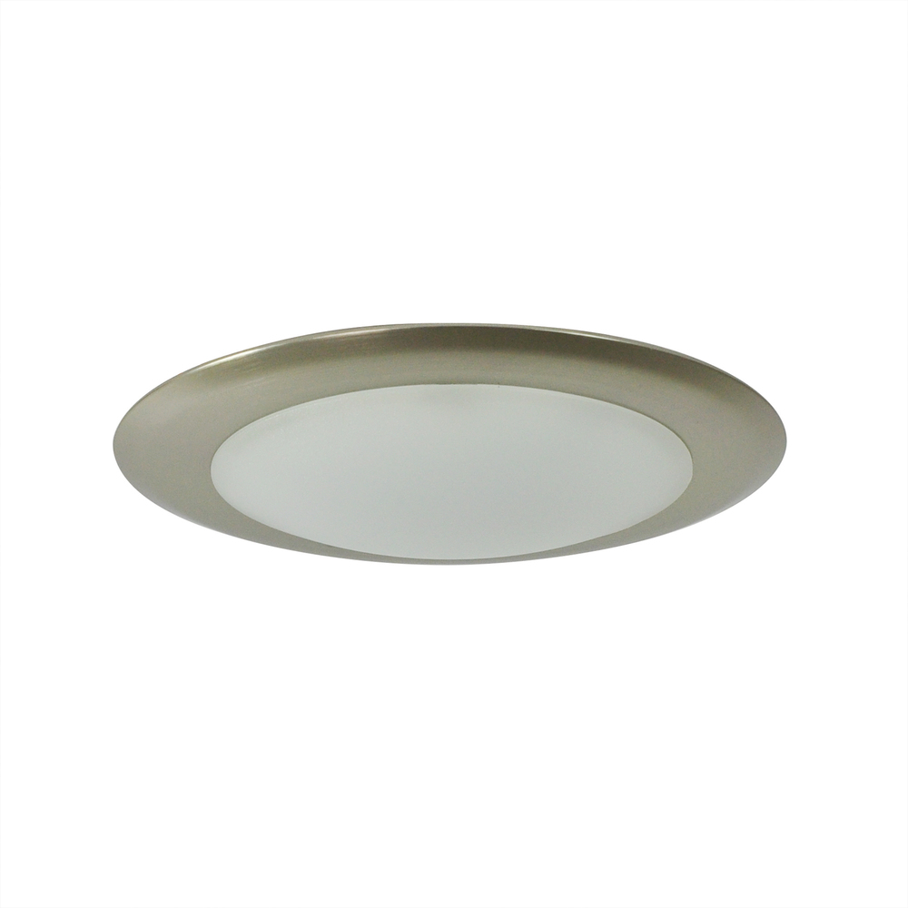 6&#34; AC Opal LED Surface Mount, 1050lm / 15W, 2700K, Natural Metal finish