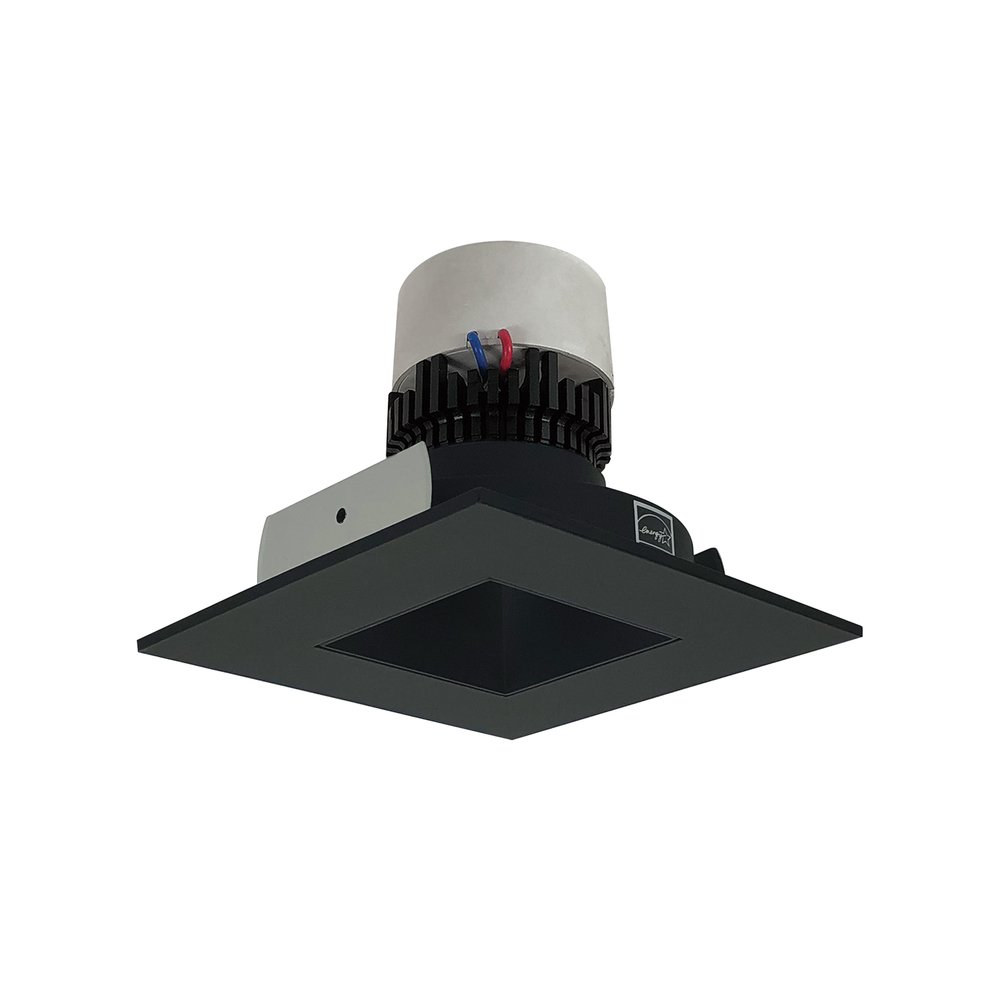 4&#34; Pearl LED Square Retrofit Reflector with Square Aperture, 1000lm / 12W, 2700K, Black