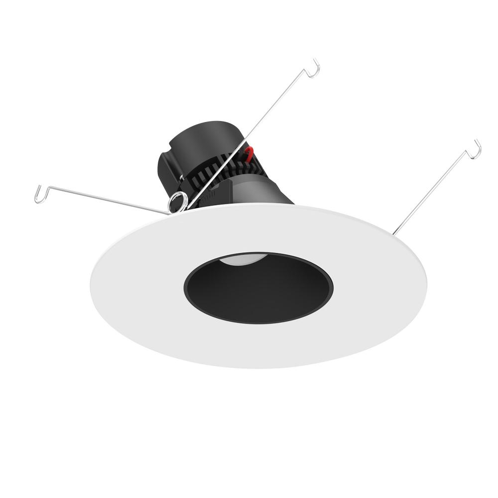 5&#34;/6&#34; Pearl Low Voltage LED Round Adjustable Slot Retrofit, 1050lm / 11W, 2700K, Black
