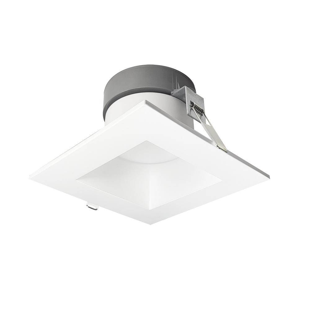 6&#34; Quartz Square Can-less LED Downlight with Selectable Lumens & CCT, 120-277V input, Up to