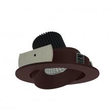 Nora NIO-4RC50XBZ - 4" Iolite LED Round Adjustable Cone Reflector, 800lm / 14W, 5000K, Bronze Reflector / Bronze