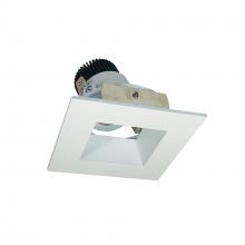 Nora NIO-4SDSQ27XMPW/10 - 4" Iolite LED Square Adjustable Reflector with Square Aperture, 1000lm / 14W, 2700K, Matte