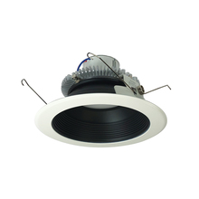 Nora NLCBC2-65230BW/10 - 6" Cobalt Click LED Retrofit, Baffle, 1000lm / 12W, 3000K, Black Baffle / White Flange