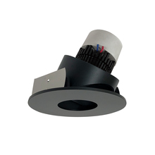 Nora NPR-4RPHA27XBB - 4" Pearl LED Round Adjustable Pinhole Retrofit, 1000lm / 12W, 2700K, Black Pinhole / Black
