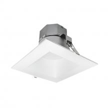 Nora NQZ2-86TWTW-MPW - 8" Quartz Square Tunable White / Tunable Wattage Recessed LED Downlight, Matte Powder White