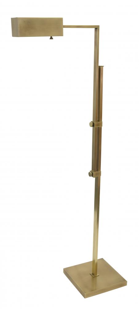Andover Adjustable Floor Lamps in Antique Brass