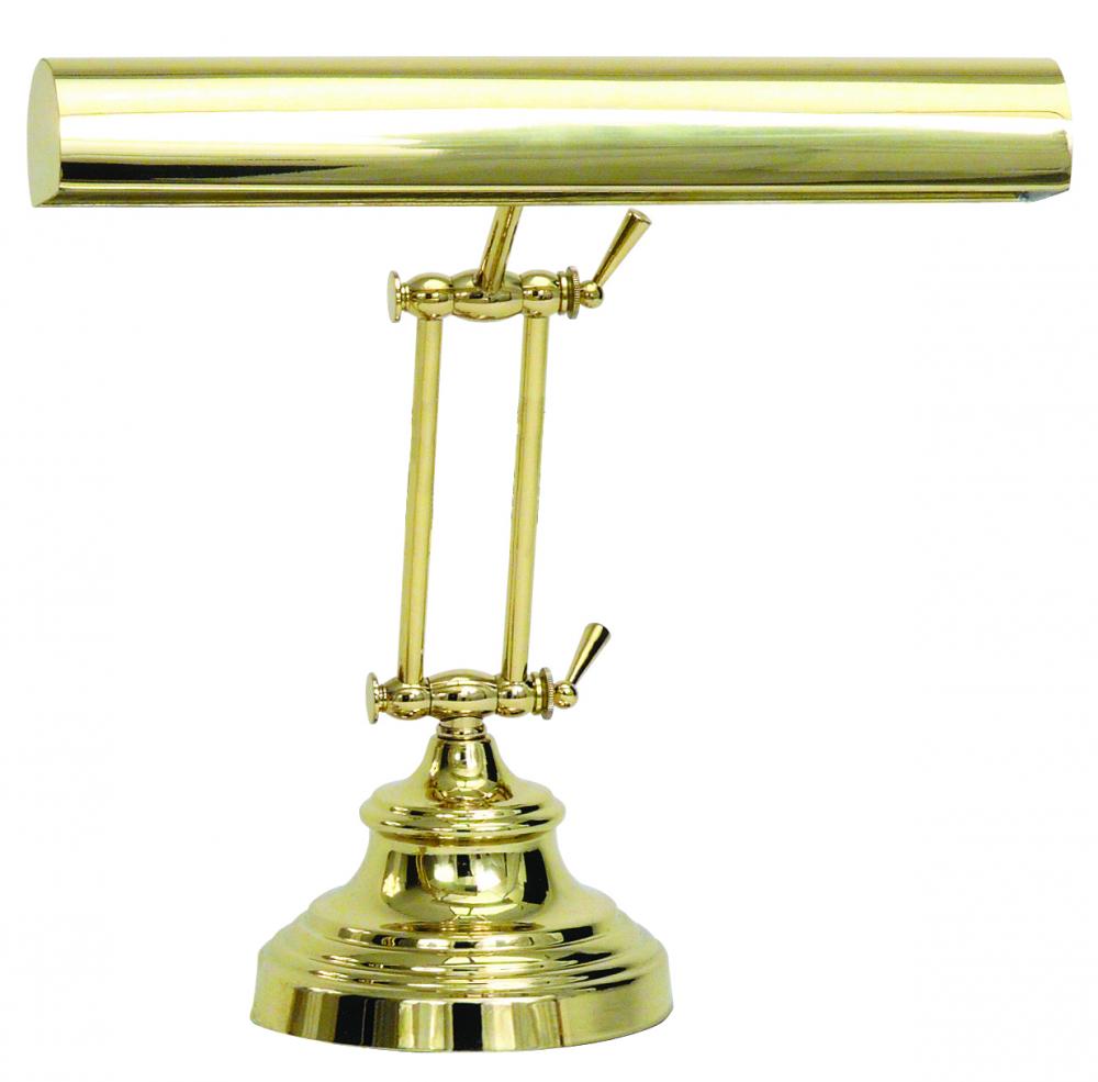 Advent 14&#34; Polished Brass Piano and Desk Lamps