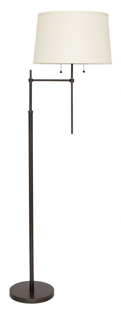 Averill Adjustable Floor Lamps with Offset Arm In Oil Rubbed Bronze