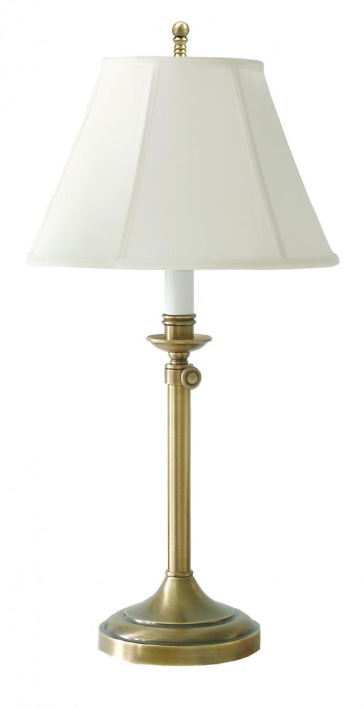 Club Adjustable Antique Brass Table Lamps