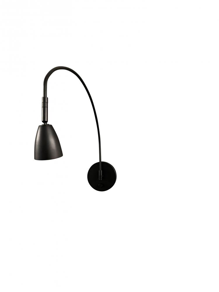 Advent Arch LED Black Direct Wire Library Light (GU10LED Included)