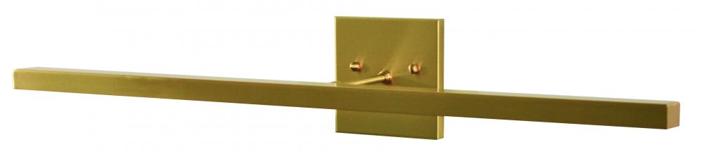 Direct Wire Horizon 26&#34; LED Plug-In Picture Lights in Satin Brass