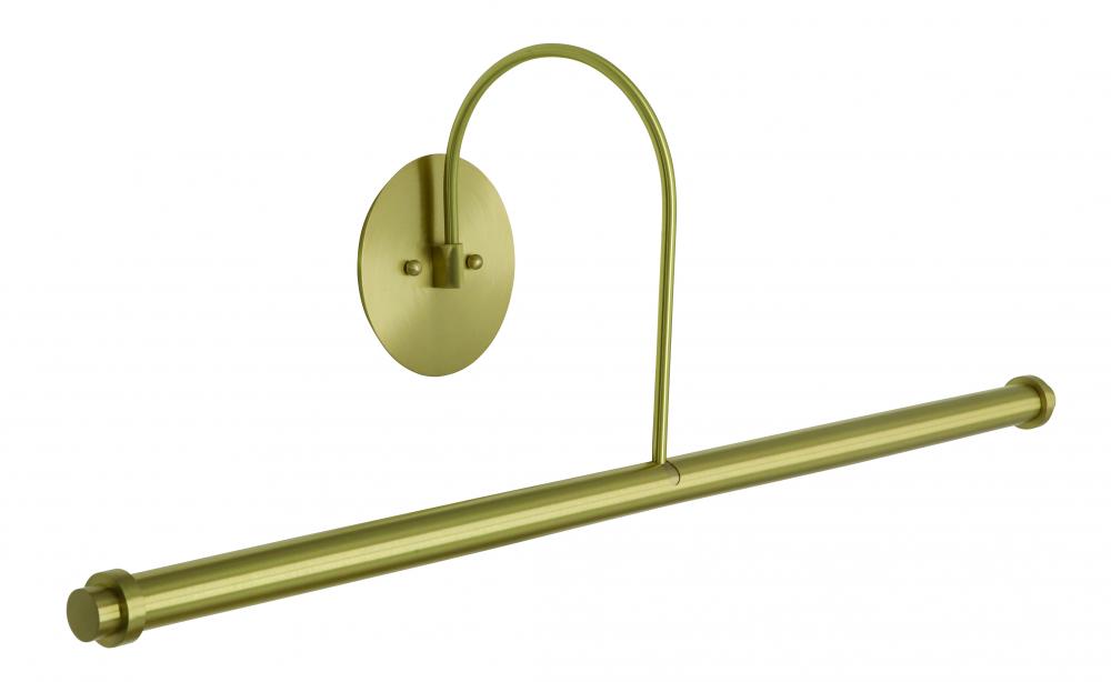 30&#34; Direct Wire XL LED Plug-In Picture Lights in Satin Brass