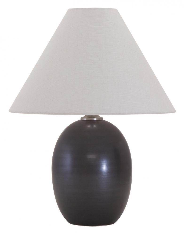Scatchard 22.5&#34; Stoneware Table Lamps in Black Matte
