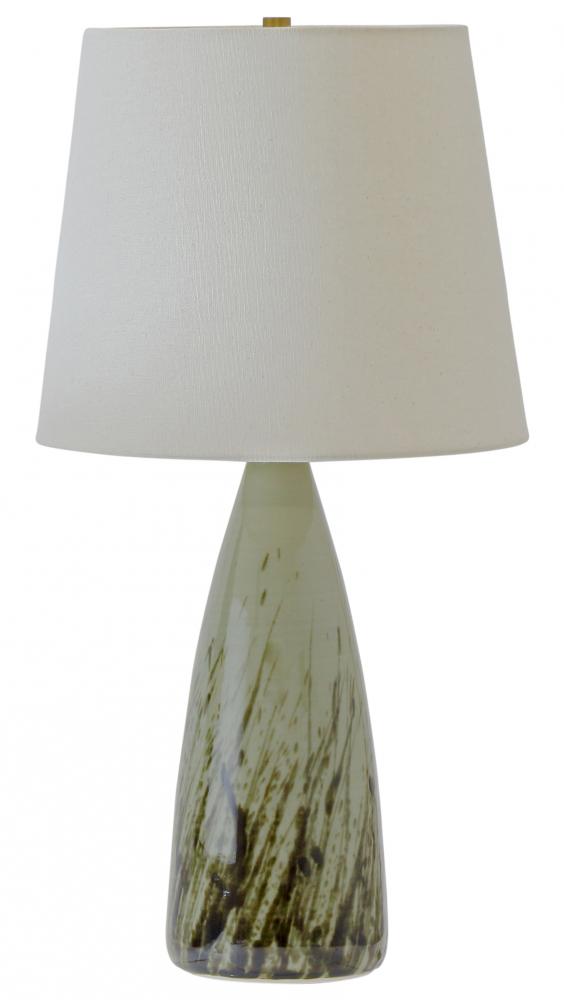 Scatchard 25.5&#34; Stoneware Table Lamps in Decorated Celadon