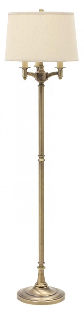 Lancaster 62.75&#34; Antique Brass Six Way Floor Lamps