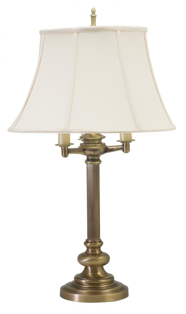 Newport 30&#34; Antique Brass Six-Way Table Lamps