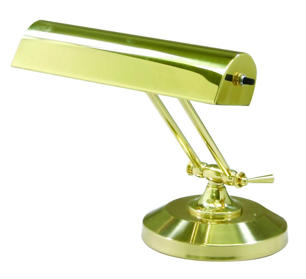 Upright Piano Lamp 10&#34; In Polished Brass