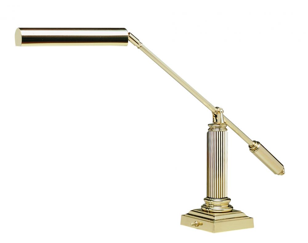 Counter Balance Polished Brass Piano and Desk Lamps