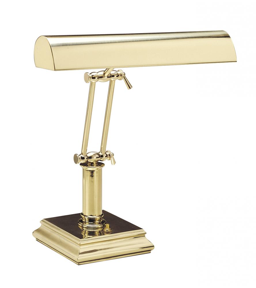 Desk/Piano Lamp 14&#34; Polished Brass