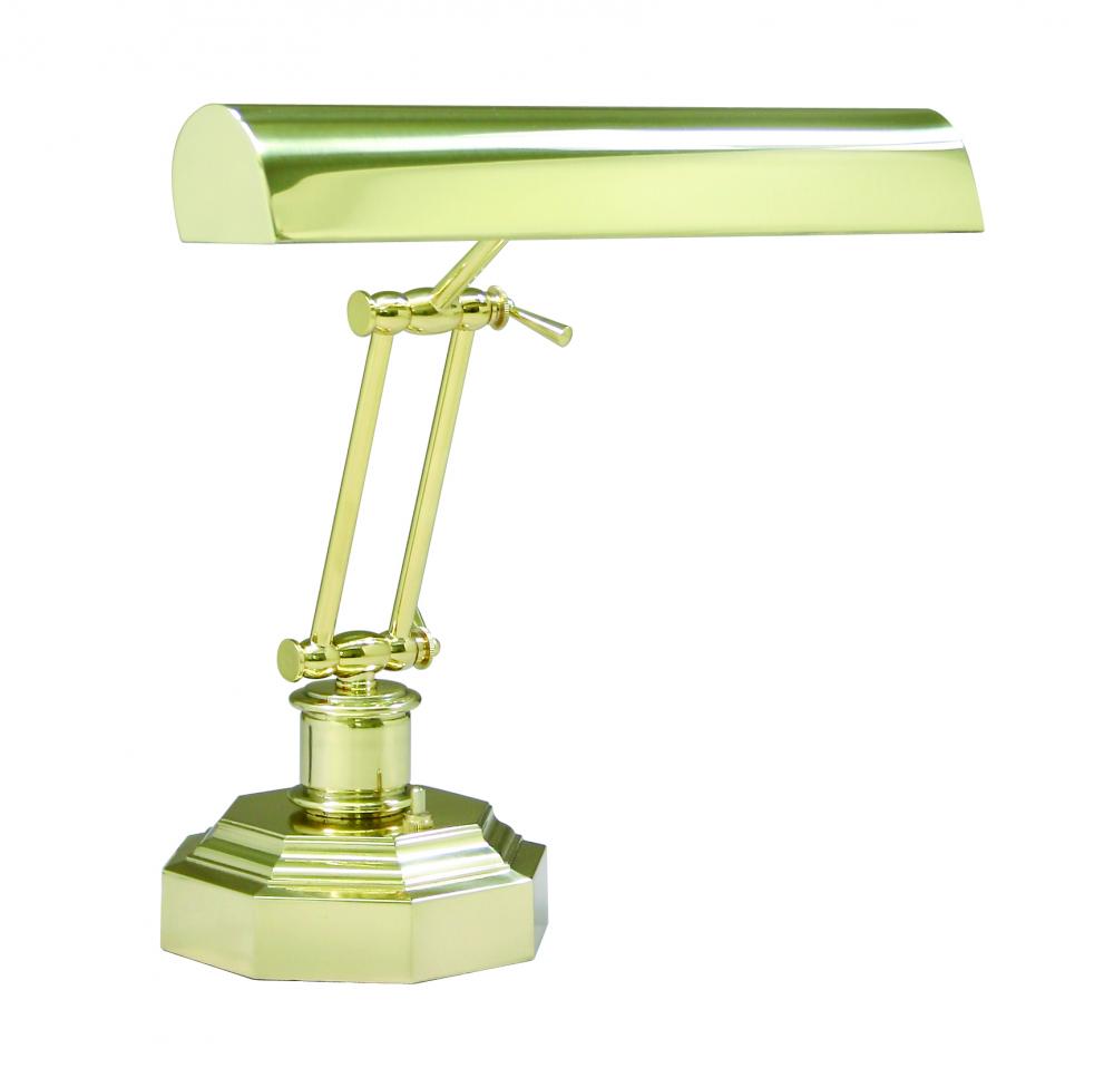Desk/Piano Lamp 14&#34; Polished Brass