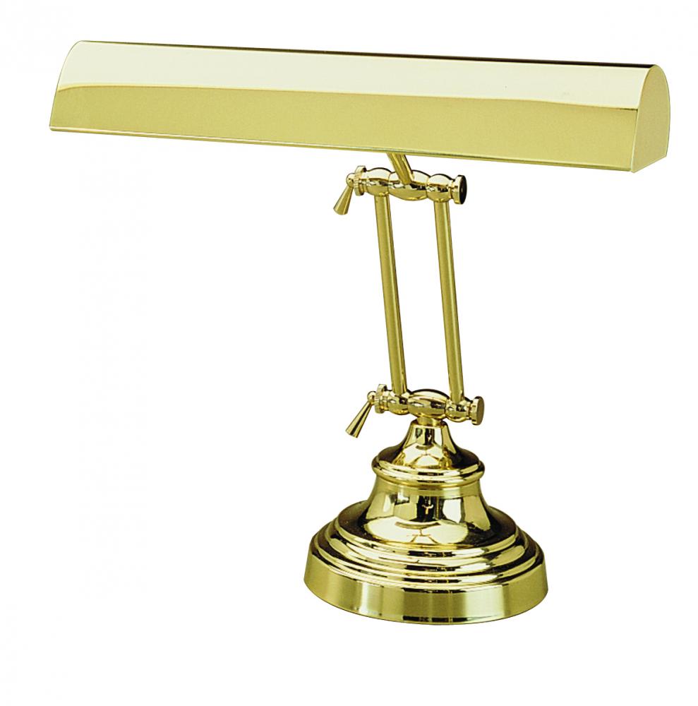 Desk/Piano Lamp 14&#34; Polished Brass