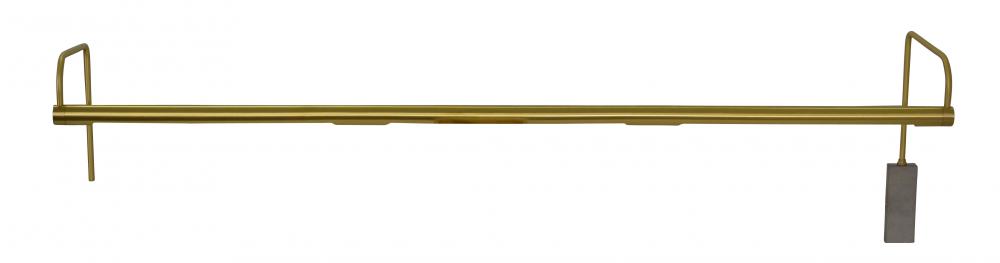 Slim-Line 43&#34; LED Plug-In Picture Lights in Satin Brass