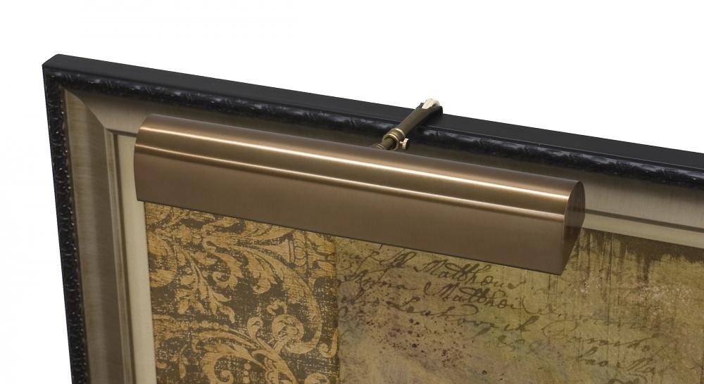 Traditional LED 14&#34; Statuary Bronze Plug-In Picture Lights