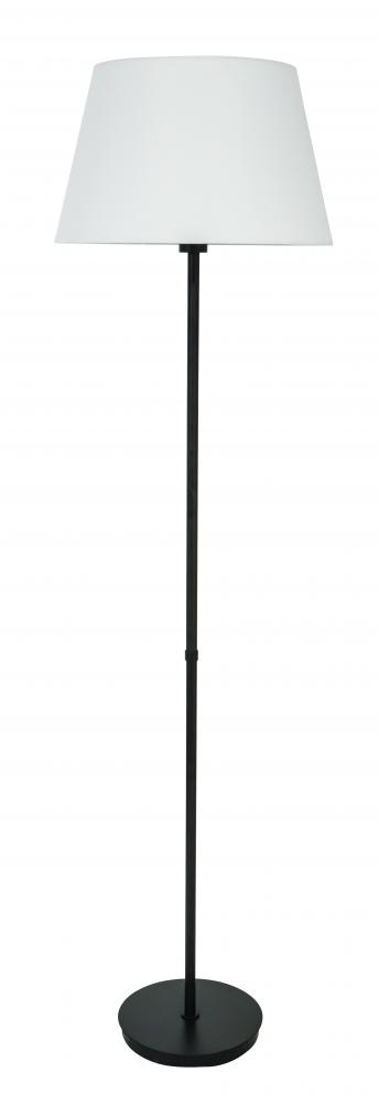 Vernon 3-Bulb Floor Lamps in Black