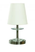 House of Troy B204-SN - Bryson Mini Crystal Disk Satin Nickel Accent Lamp