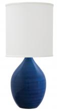 House of Troy GS401-BG - Scatchard 30" Stoneware Table Lamps in Blue Gloss