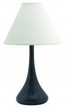 House of Troy GS801-BM - Scatchard 26" Stoneware Table Lamps in Black Matte