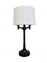 House of Troy L850-BLK - Lancaster 31.75" Antique Brass Six Way Table Lamps