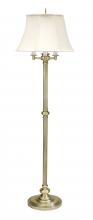 House of Troy N603-AB - Newport 66" Antique Brass Six-Way Floor Lamps