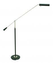 House of Troy PFL-527 - Grand Piano Counter Balance Floor Lamps in Black with Satin Nickel Accents