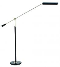 House of Troy PFLED-527 - Grand Piano Counter Balance LED Floor Lamps in Black with Satin Nickel Accents