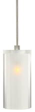 Stone Lighting PD221CRBZL2M - Pendant Crystal Cylinder Clear Bronze LED G4 JC 2W 110lm Monopoint